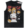 Denji Tank Top, Power Tank Top, Chainsaw Man Tank Top, Anime Tank Top, Vintage Tank Top