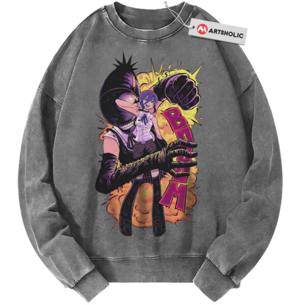 Reze Sweatshirt, Bomb Girl Sweatshirt, Bomb Devil Sweatshirt, Chainsaw Man Sweatshirt, Anime Sweatshirt, Vintage Sweater