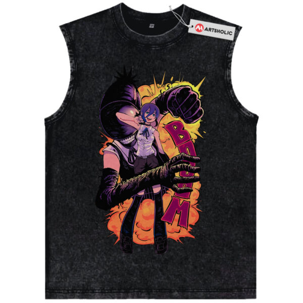 Reze Tank Top, Bomb Girl Tank Top, Bomb Devil Tank Top, Chainsaw Man Tank Top, Anime Tank Top, Vintage Tank Top