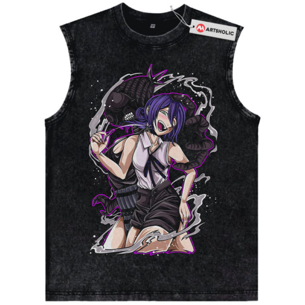 Reze Tank Top, Bomb Girl Tank Top, Bomb Devil Tank Top, Chainsaw Man Tank Top, Anime Tank Top, Vintage Tank Top