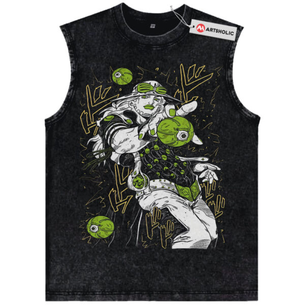 Gyro Zeppeli Tank Top, JoJo's Bizarre Adventure Tank Top, Anime Tank Top, Vintage Tank Top