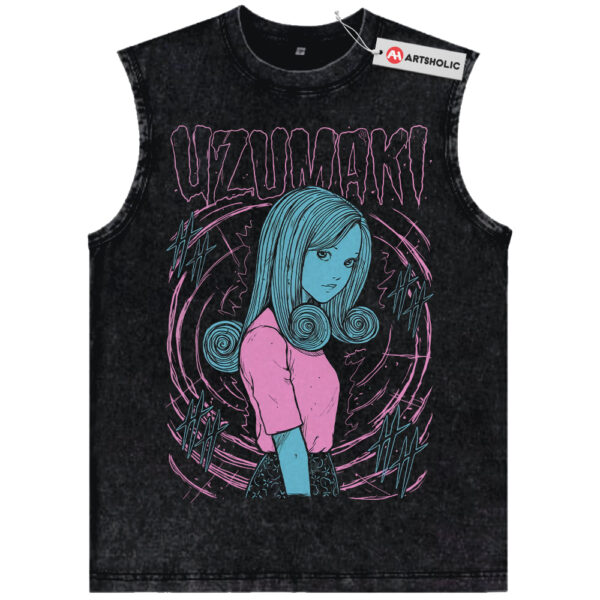Kirie Goshima Tank Top, Uzumaki Tank Top, Junji Ito Tank Top, Horror Anime Tank Top, Vintage Tank Top