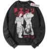 Reze and Makima Sweatshirt, Chainsaw Man Sweatshirt, Anime Sweatshirt, Vintage Sweater