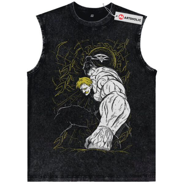 Escanor Tank Top, Seven Deadly Sins Tank Top, Anime Tank Top, Vintage Tank Top