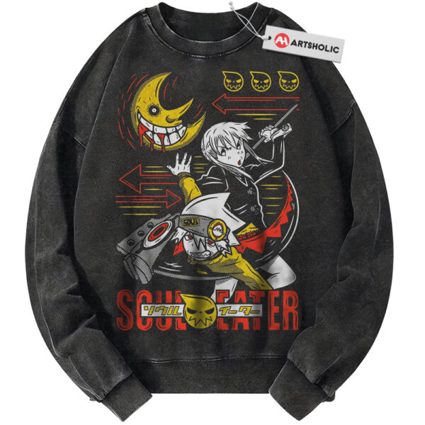 Maka Albarn and Soul Evans Sweatshirt, Soul Eater Sweatshirt, Anime Sweatshirt, Vintage Sweater