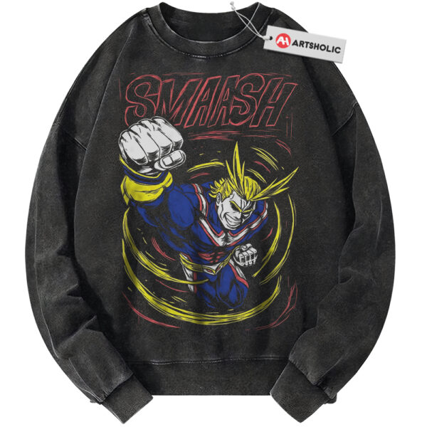 All Might Sweatshirt, Toshinori Yagi Sweatshirt, MHA Sweatshirt, Anime Sweatshirt, Vintage Sweater