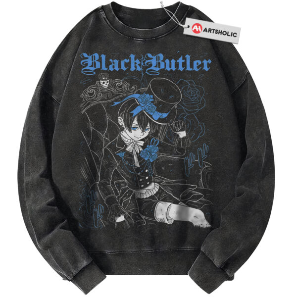 Ciel Phantomhive Sweatshirt, Black Butler Sweatshirt, Anime Sweatshirt, Vintage Sweater