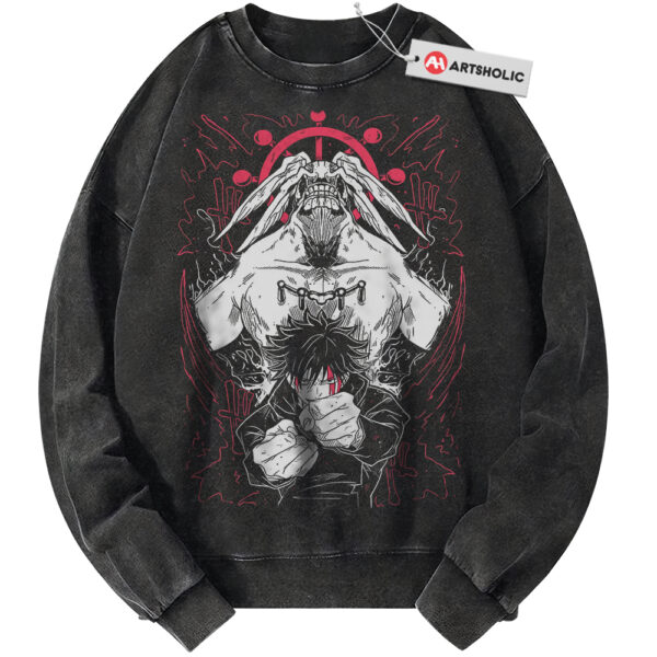 Megumi Fushiguro Sweatshirt, Mahoraga Sweatshirt, Jujutsu Kaisen Sweatshirt, Anime Sweatshirt, Vintage Sweater