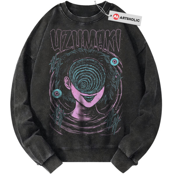Uzumaki Sweatshirt, Junji Ito Sweatshirt, Anime Sweatshirt, Vintage Sweater