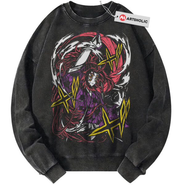 Kokushibo Sweatshirt, Demon Slayer Sweatshirt, Anime Sweatshirt, Vintage Sweater
