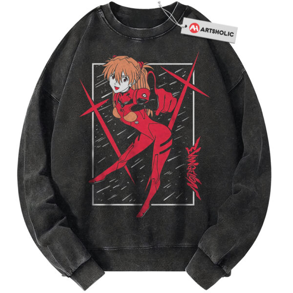 Asuka Langley Soryu Sweatshirt, Neon Genesis Evangelion Sweatshirt, Anime Sweatshirt, Vintage Sweater