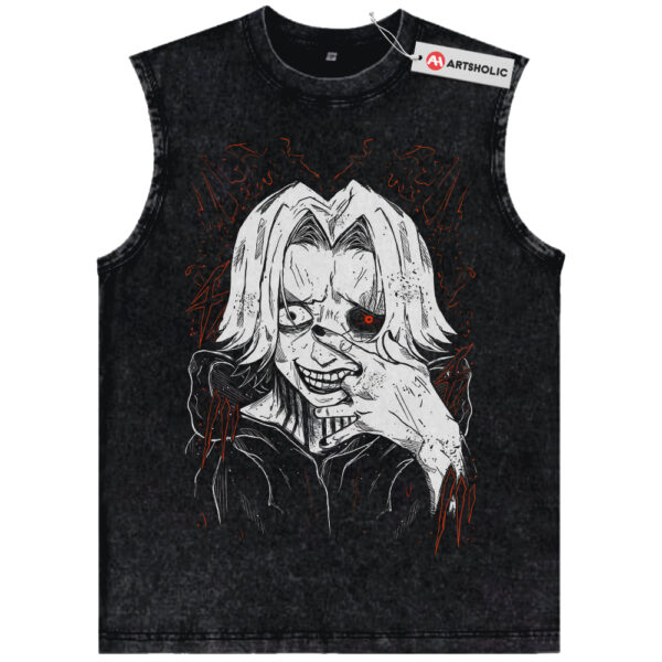 Seidou Takizawa Tank Top, Tokyo Ghoul Tank Top, Anime Tank Top, Vintage Tank Top