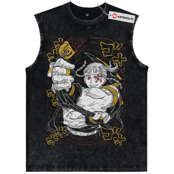 Tengen Uzui Tank Top, Demon Slayer Tank Top, Anime Tank Top, Vintage Tank Top