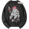 Ryomen Sukuna Sweatshirt, Jujutsu Kaisen Sweatshirt, Anime Sweatshirt, Vintage Sweater