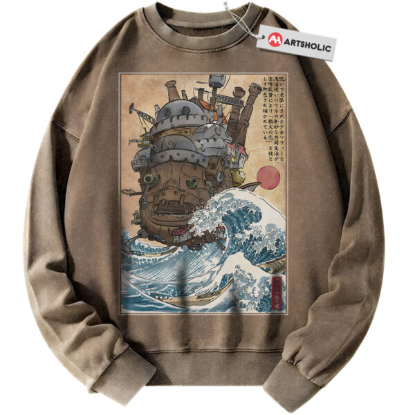 Howl's Moving Castle Sweatshirt, Studio Ghibli Sweatshirt, Anime Sweatshirt, Vintage Sweater