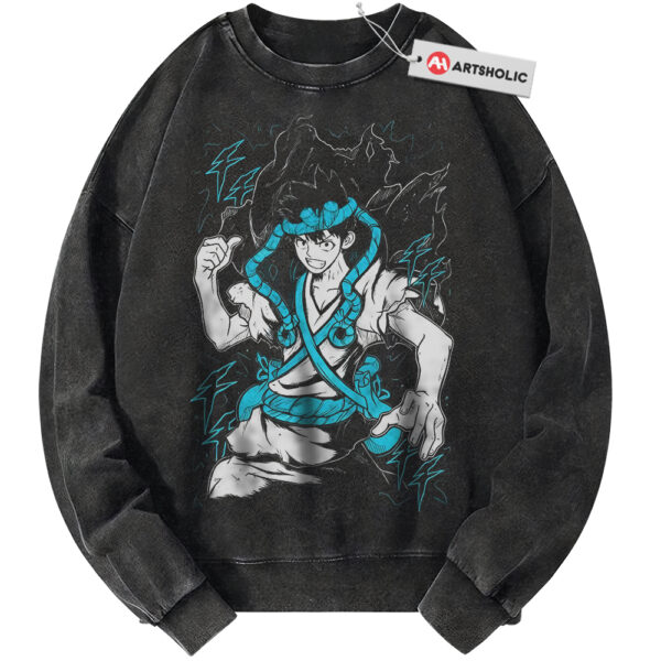 Chrome Sweatshirt, Dr Stone Sweatshirt, Anime Sweatshirt, Vintage Sweater
