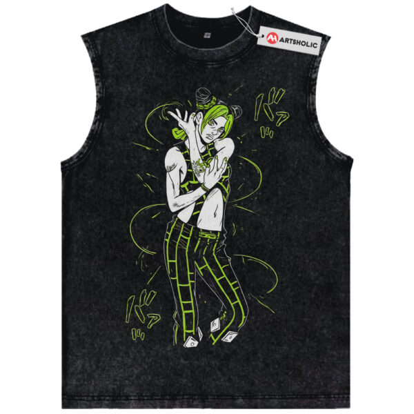 Jolyne Cujoh Tank Top, JoJo's Bizarre Adventure Tank Top, Anime Tank Top, Vintage Tank Top