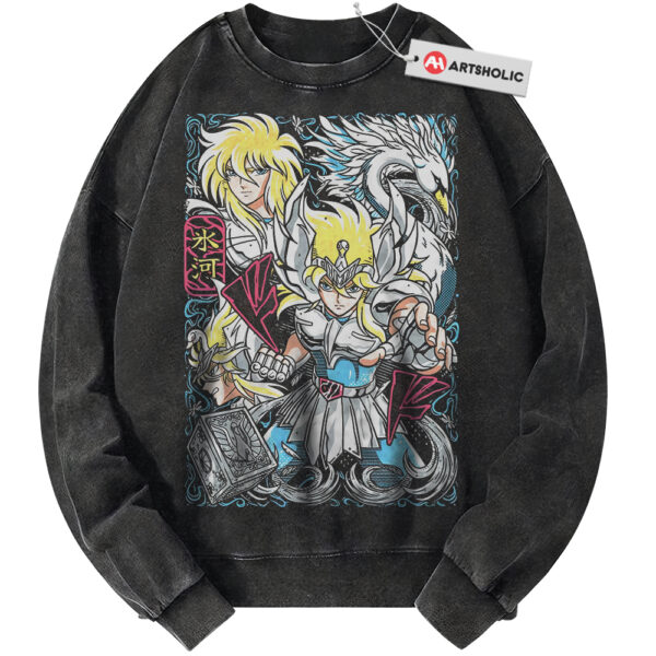 Cygnus Hyoga Sweatshirt, Saint Seiya Sweatshirt, Anime Sweatshirt, Vintage Sweater