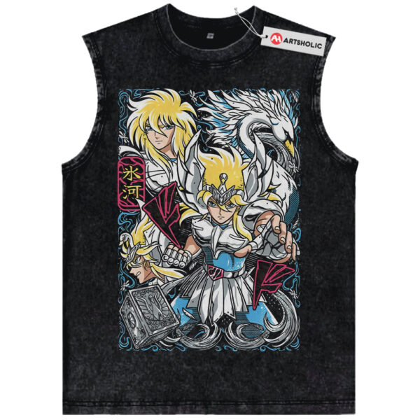 Cygnus Hyoga Tank Top, Saint Seiya Tank Top, Anime Tank Top, Vintage Tank Top