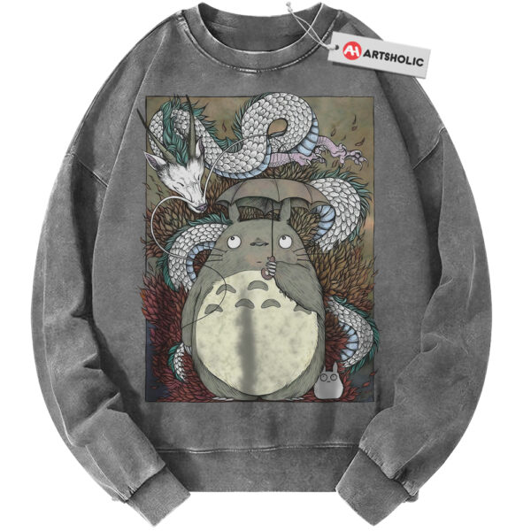 Haku Sweatshirt, Spirited Away Sweatshirt, My Neighbor Totoro Sweatshirt, Studio Ghibli Sweatshirt, Anime Sweatshirt, Vintage Sweater