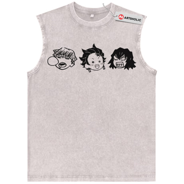 Demon Slayer Tank Top, Anime Tank Top, Vintage Tank Top
