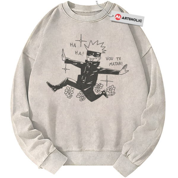 Satoru Gojo Sweatshirt, Jujutsu Kaisen Sweatshirt, Anime Sweatshirt, Vintage Sweater