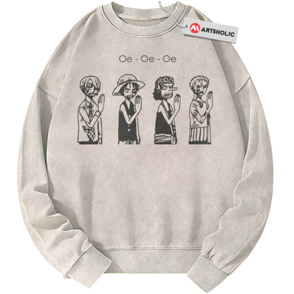 One Piece Sweatshirt, Anime Sweatshirt, Vintage Sweater