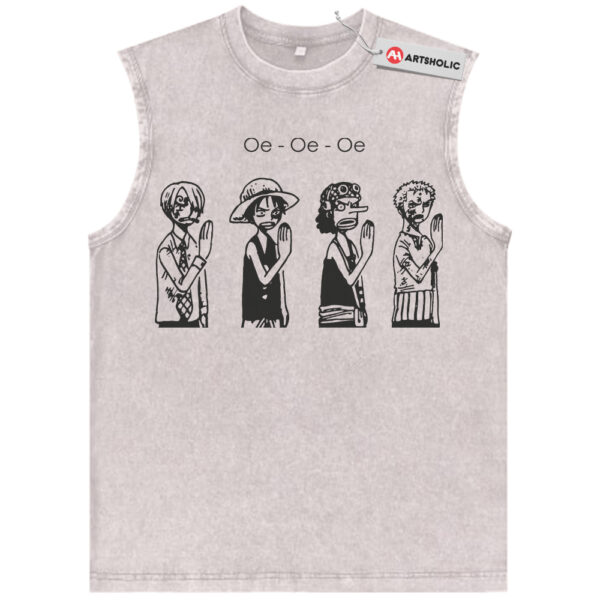 One Piece Tank Top, Anime Tank Top, Vintage Tank Top