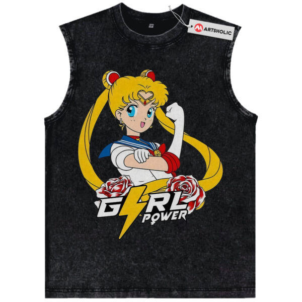 Usagi Tsukino Tank Top, Sailor Moon Tank Top, Anime Tank Top, Vintage Tank Top