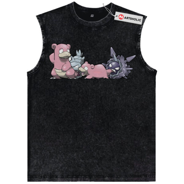 Slowpoke Tank Top, Slowbro Tank Top, Cloyster Tank Top, Pokemon Tank Top, PKM Tank Top, Anime Tank Top, Vintage Tank Top