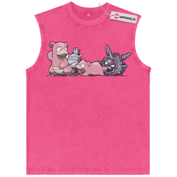 Slowpoke Tank Top, Slowbro Tank Top, Cloyster Tank Top, Pokemon Tank Top, PKM Tank Top, Anime Tank Top, Vintage Tank Top