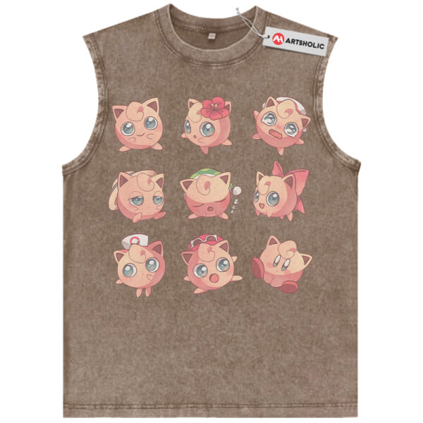 Jigglypuff Tank Top, Pokemon Tank Top, PKM Tank Top, Anime Tank Top, Vintage Tank Top