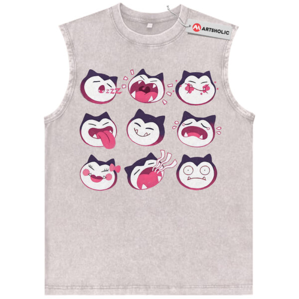 Snorlax Tank Top, Pokemon Tank Top, PKM Tank Top, Anime Tank Top, Vintage Tank Top