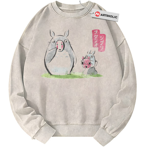 My Neighbor Totoro Sweatshirt, Studio Ghibli Sweatshirt, Anime Sweatshirt, Vintage Sweater