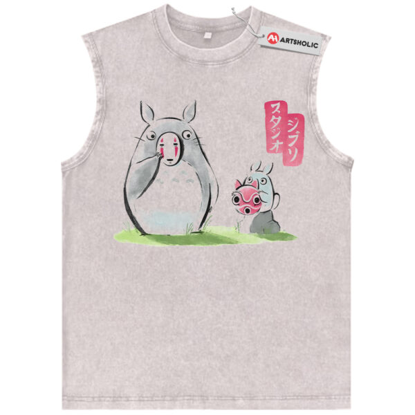 My Neighbor Totoro Tank Top, Studio Ghibli Tank Top, Anime Tank Top, Vintage Tank Top