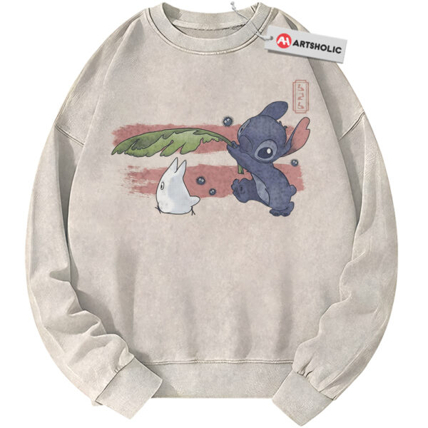 Stitch Sweatshirt, My Neighbor Totoro Sweatshirt, Studio Ghibli Sweatshirt, Anime Sweatshirt, Vintage Sweater