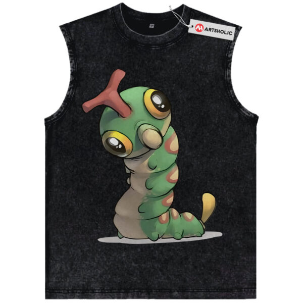 Caterpie Tank Top, Pokemon Tank Top, PKM Tank Top, Anime Tank Top, Vintage Tank Top