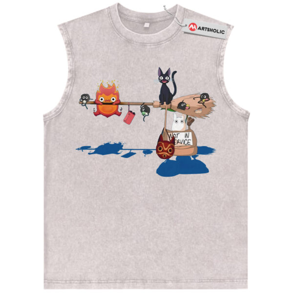 Studio Ghibli Tank Top, Anime Tank Top, Vintage Tank Top
