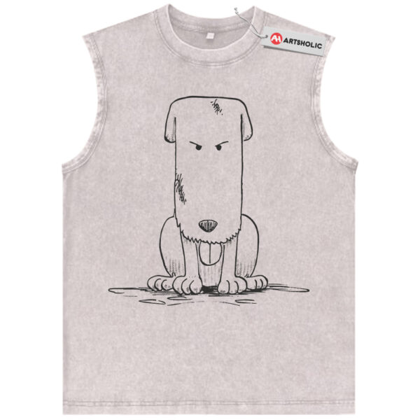 Chouchou Dog Tank Top, One Piece Tank Top, Anime Tank Top, Vintage Tank Top