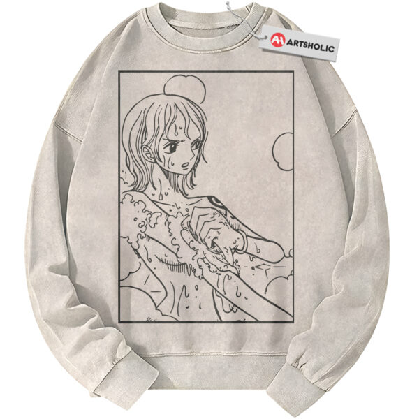 Nami Sweatshirt, One Piece Sweatshirt, Anime Sweatshirt, Vintage Sweater