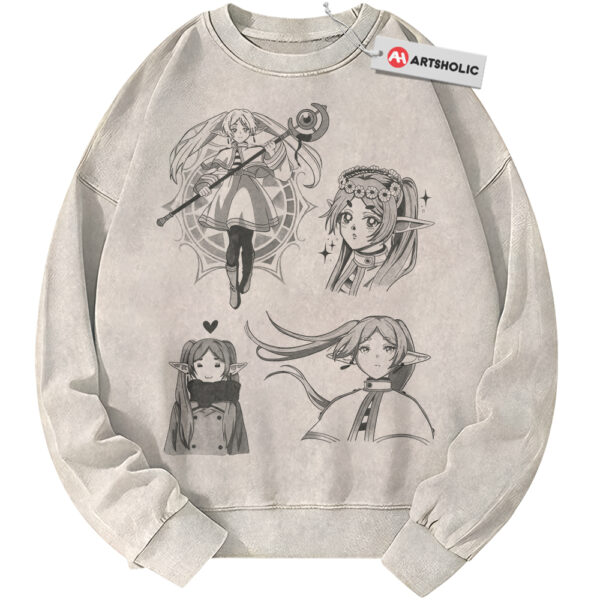 Frieren: Beyond Journey's End Sweatshirt, Anime Sweatshirt, Vintage Sweater