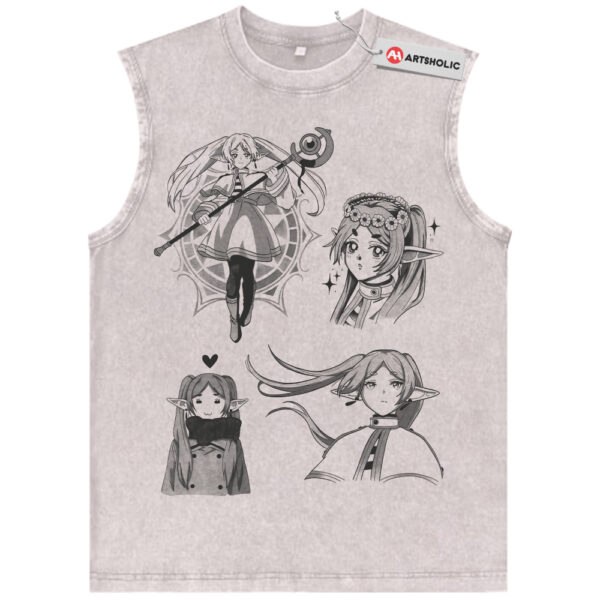 Frieren: Beyond Journey's End Tank Top, Anime Tank Top, Vintage Tank Top