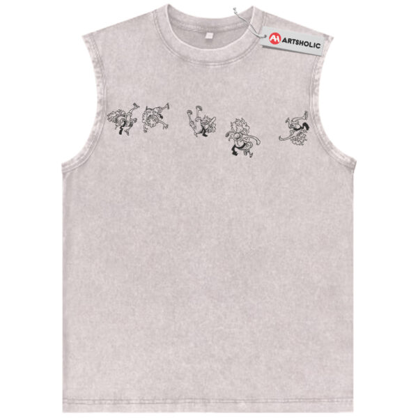 Monkey D Luffy Tank Top, One Piece Tank Top, Anime Tank Top, Vintage Tank Top