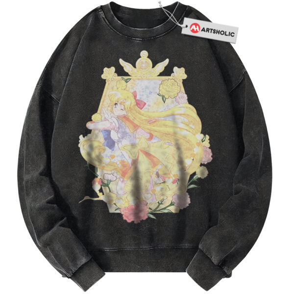 Minako Aino Sweatshirt, Sailor Venus Sweatshirt, Sailor Moon Sweatshirt, Anime Sweatshirt, Vintage Sweater