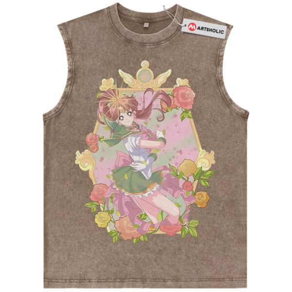 Makoto Kino Tank Top, Sailor Jupiter Tank Top, Sailor Moon Tank Top, Anime Tank Top, Vintage Tank Top