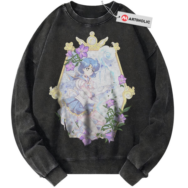 Ami Mizuno Sweatshirt, Sailor Mercury Sweatshirt, Sailor Moon Sweatshirt, Anime Sweatshirt, Vintage Sweater