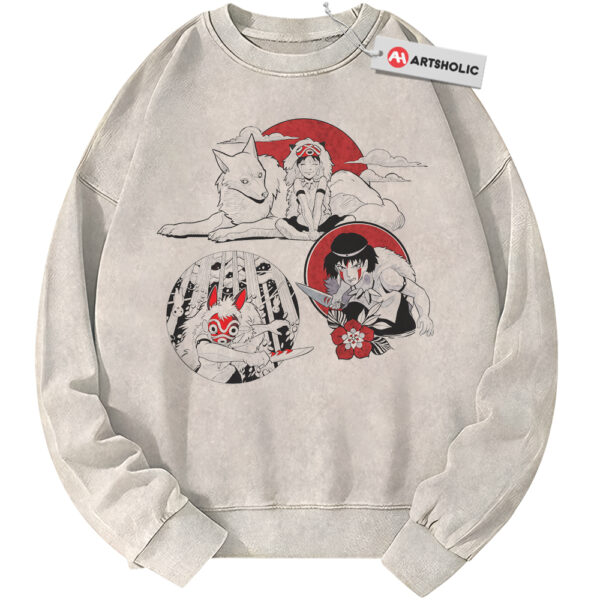 San Sweatshirt, Princess Mononoke Sweatshirt, Studio Ghibli Sweatshirt, Anime Sweatshirt, Vintage Sweater