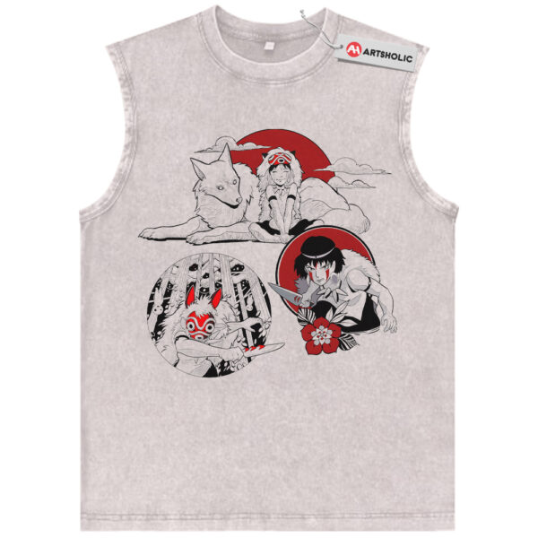 San Tank Top, Princess Mononoke Tank Top, Studio Ghibli Tank Top, Anime Tank Top, Vintage Tank Top
