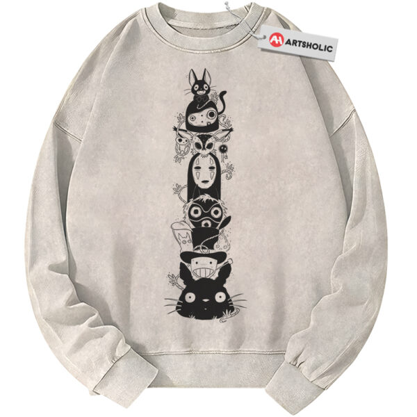Studio Ghibli Sweatshirt, Anime Sweatshirt, Vintage Sweater