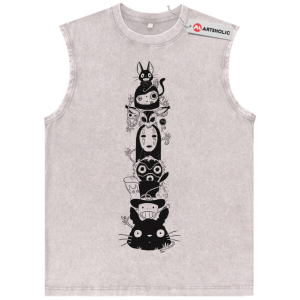 Studio Ghibli Tank Top, Anime Tank Top, Vintage Tank Top